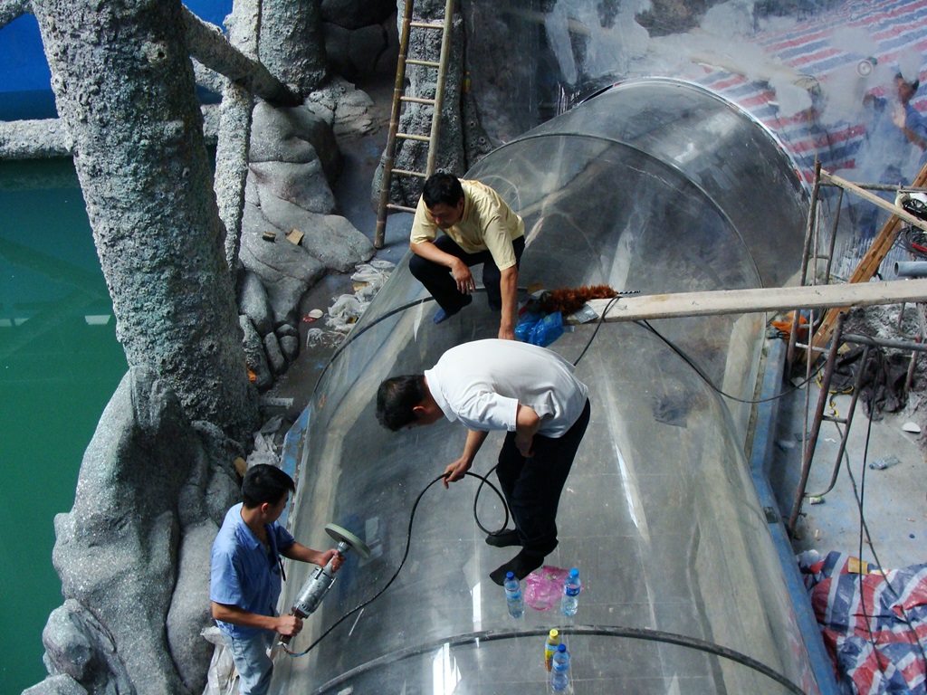 عالم المحيط القطبي Hefei Hanhai - نفق Leyu Aquarium (4)