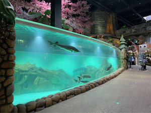 كيفية صنع لوح أكريليك لحوض السمك من مصنع Leyu Aquarium احترافي مخصص لوح أكريليك سميك للغاية لحوض السمك - Leyu