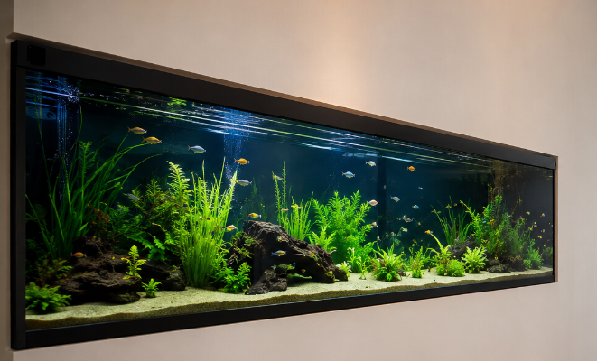 Custom Acrylic fish tank-LEYU حوض أسماك أكريليك مخصص-LEYU