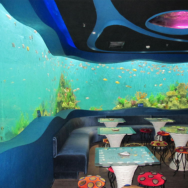 هذه هي الطريقة التي يتم بها صنع نوافذ أحواض السمك الأكريليكية الضخمة - مصنع منتجات صفائح الأكريليك Leyu